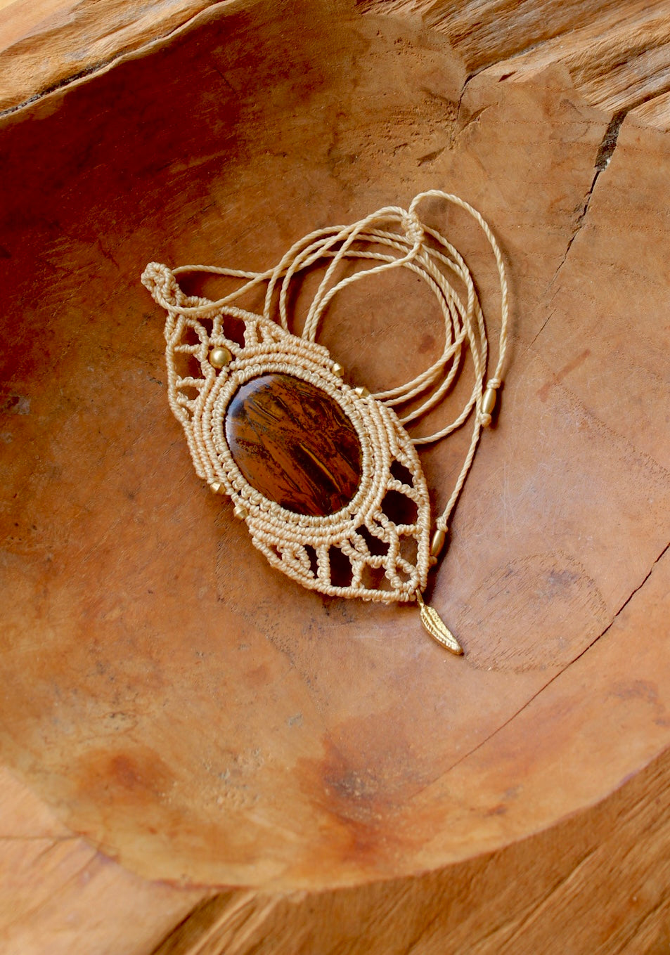 Wild Spirit Tiger Iron Pendant