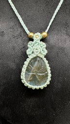 Blue Blossom Labradorite Pendant