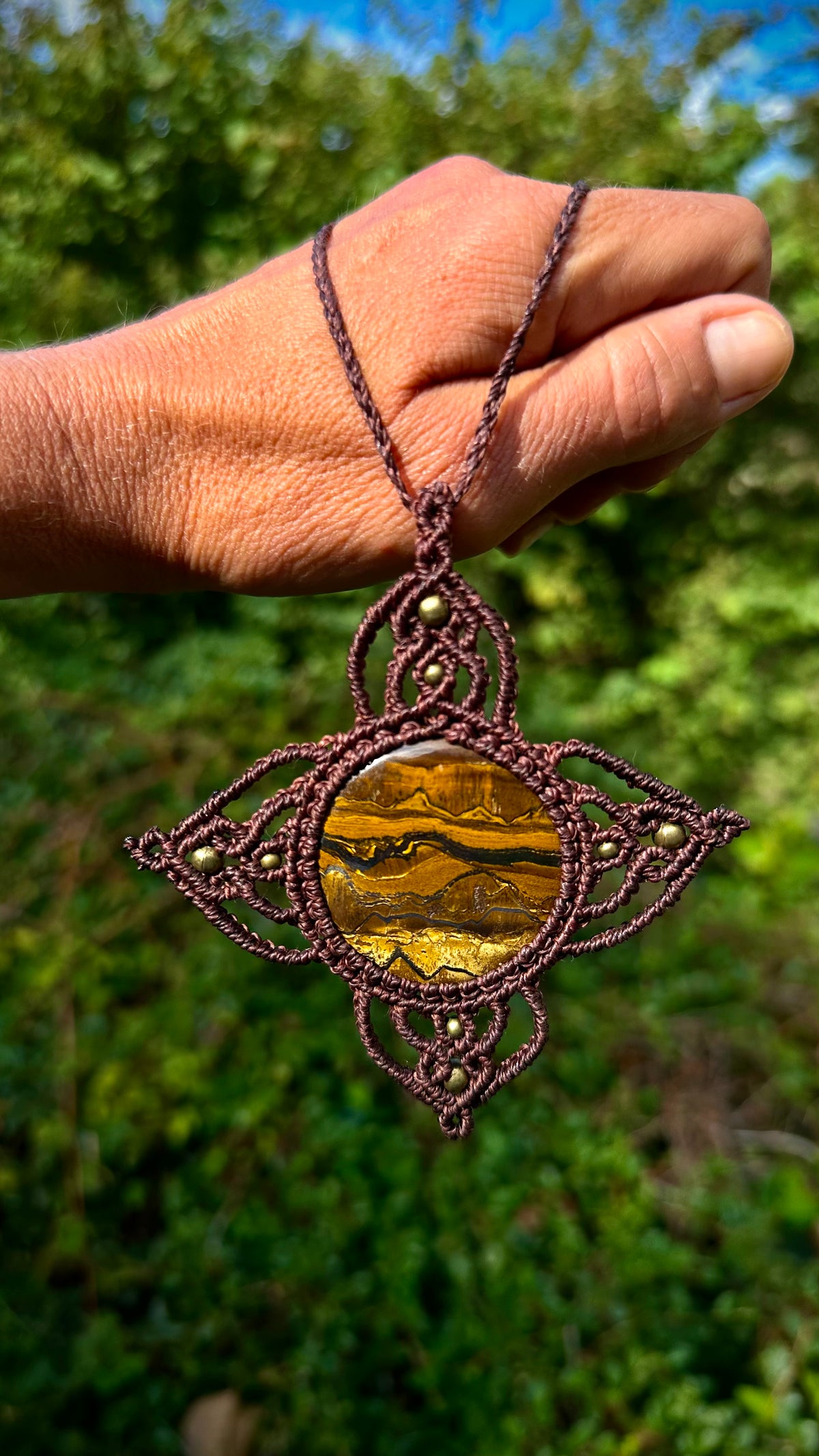 Wild Earth – Tiger Iron Pendant