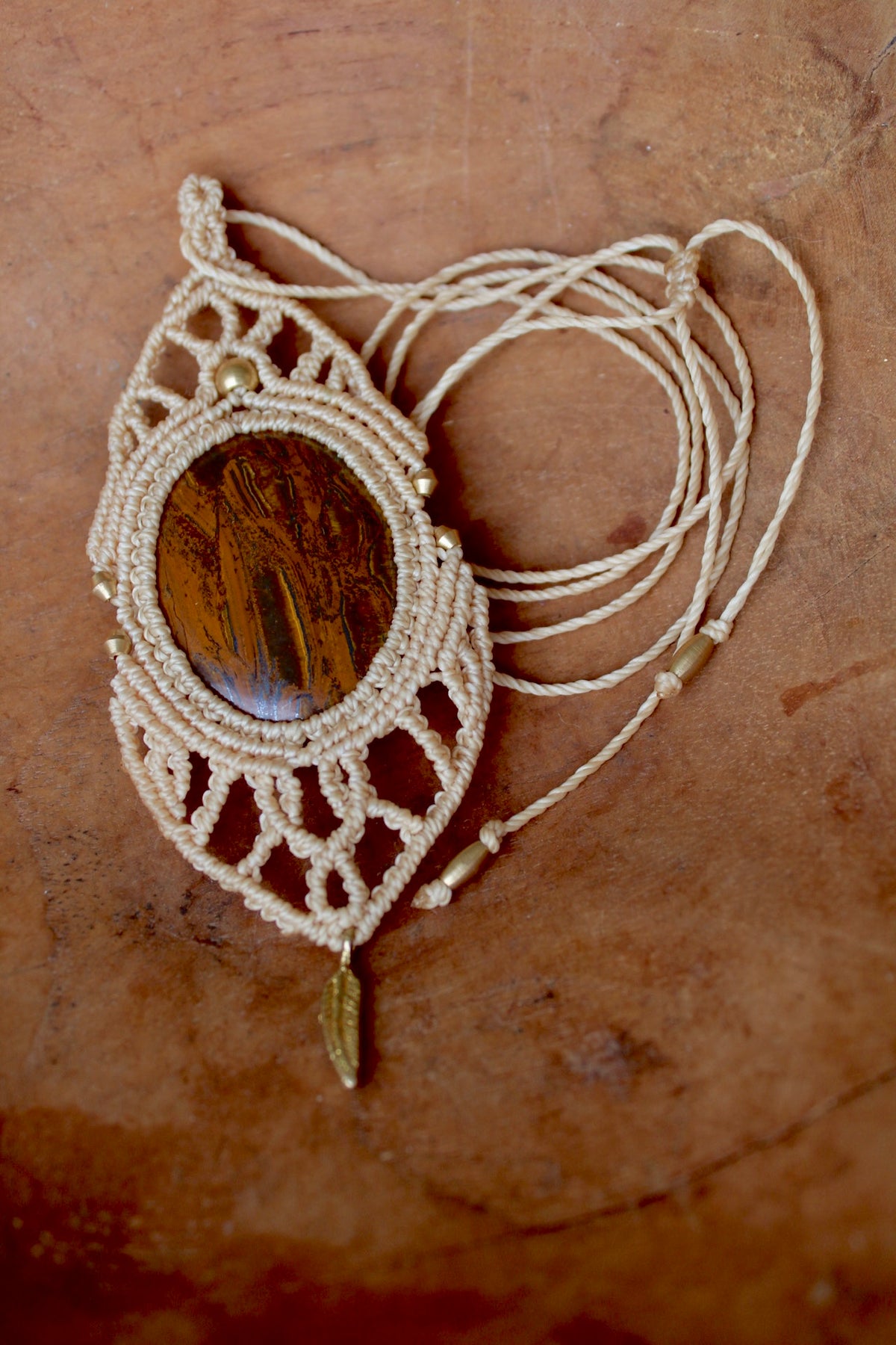 Wild Spirit Tiger Iron Pendant