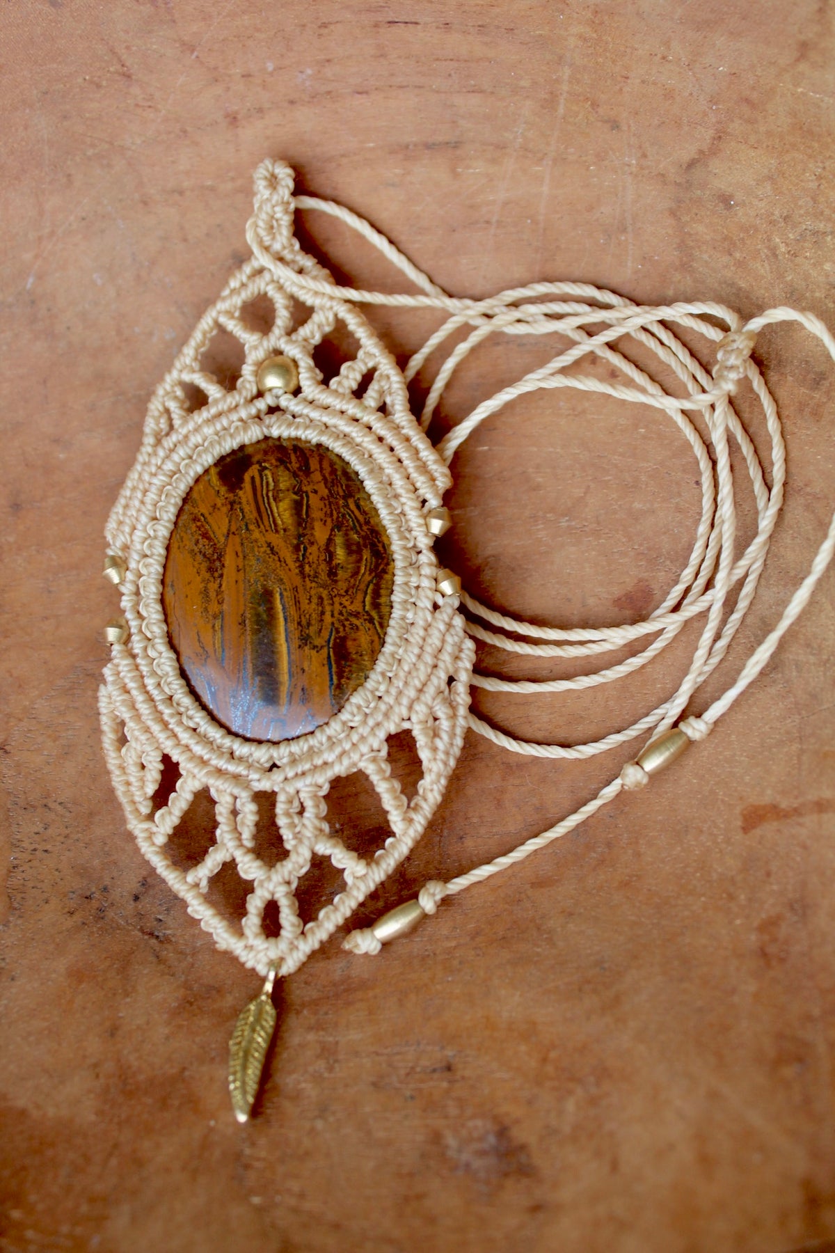 Wild Spirit Tiger Iron Pendant